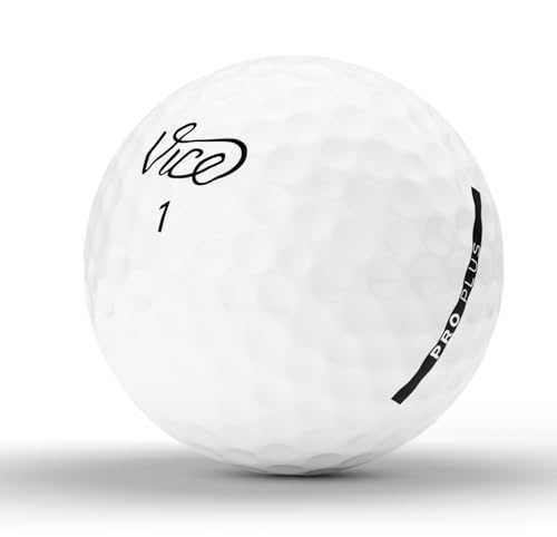 VICE Golf Pro Plus White Golf Balls