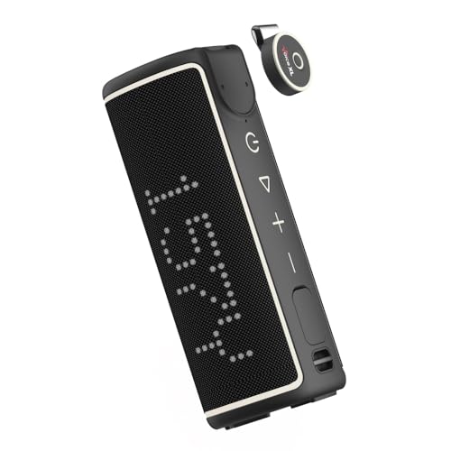 GOLFBUDDY VOICE XL Magnetic Golf GPS Speaker - Distances Visible, Rich Sound with 20W Woofer & 10W Tweeter, Clip-on Remote Controller, Attachable to Golf Cart, 10 Hours Battery Life, IPX6 Waterproof